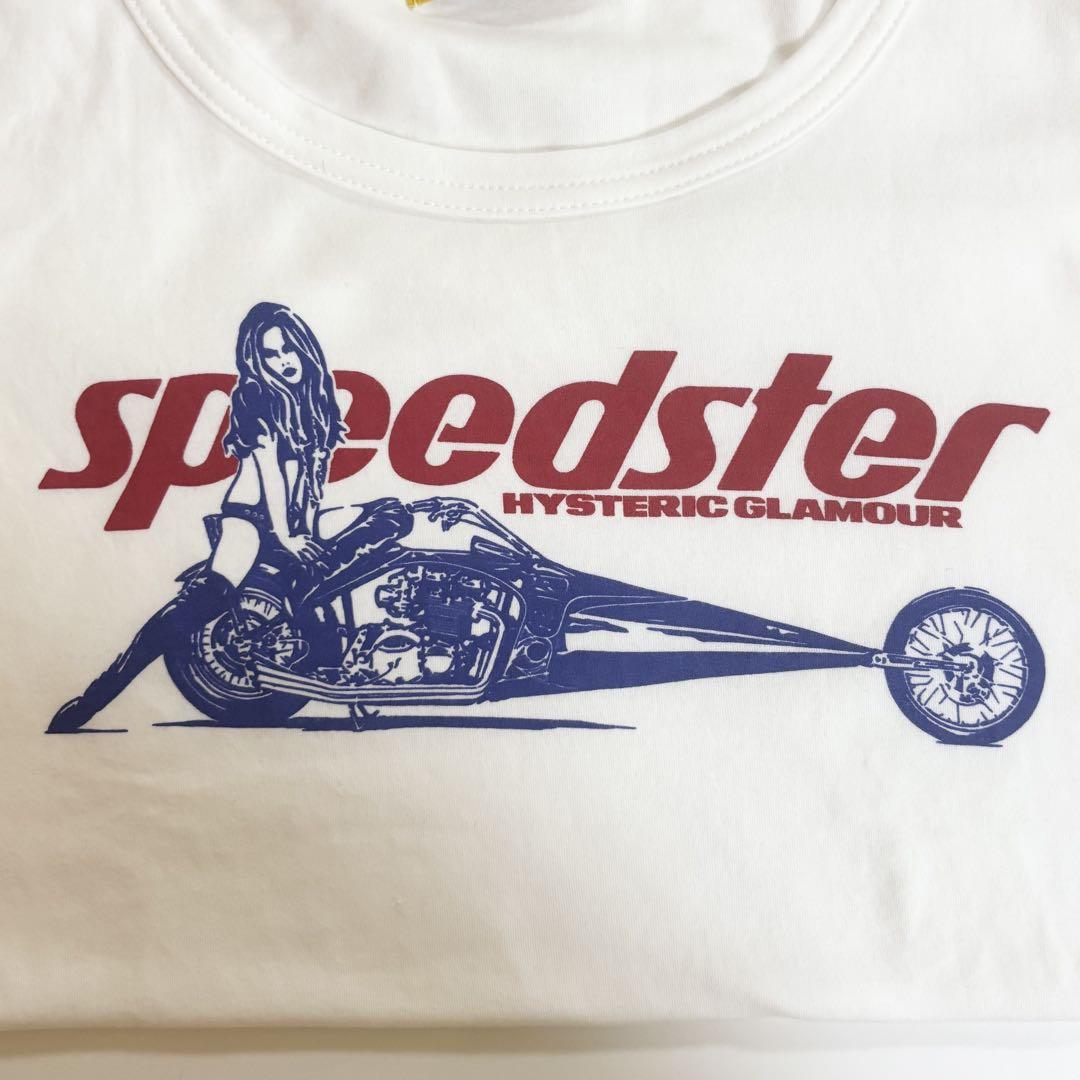 HYSTERIC GLAMOUR - HYSTERIC GLAMOUR SPEEDSTER チビTシャツ の
