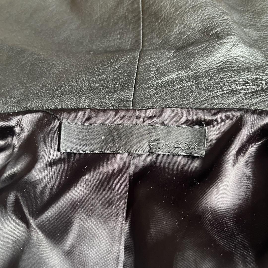 ジャケット・アウター 00s ekam sheepskin leather jacket