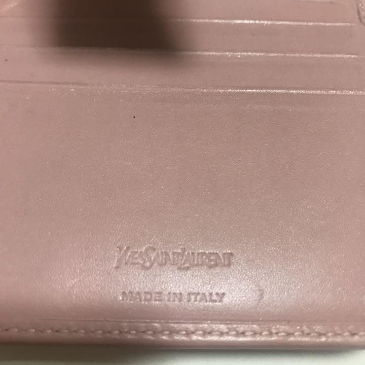 すれありま イヴ 二つ折り財布 ピンク レディース awptk-m60605643266 サンローラン YSL ませんが