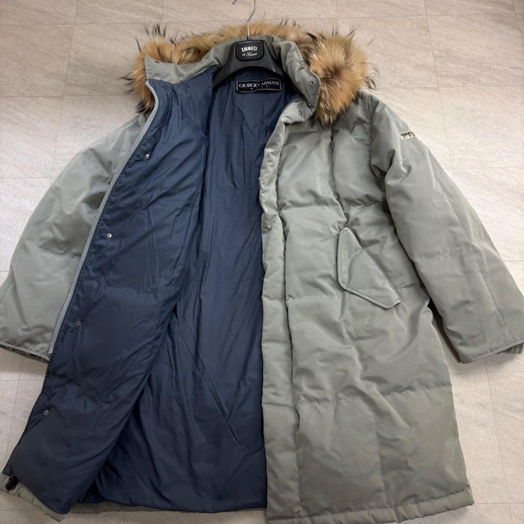 GIORGIO ARMANI NEVE ジョルジオアルマーニ ネーヴァー ダウンXL(LL)・Giorgio Armani