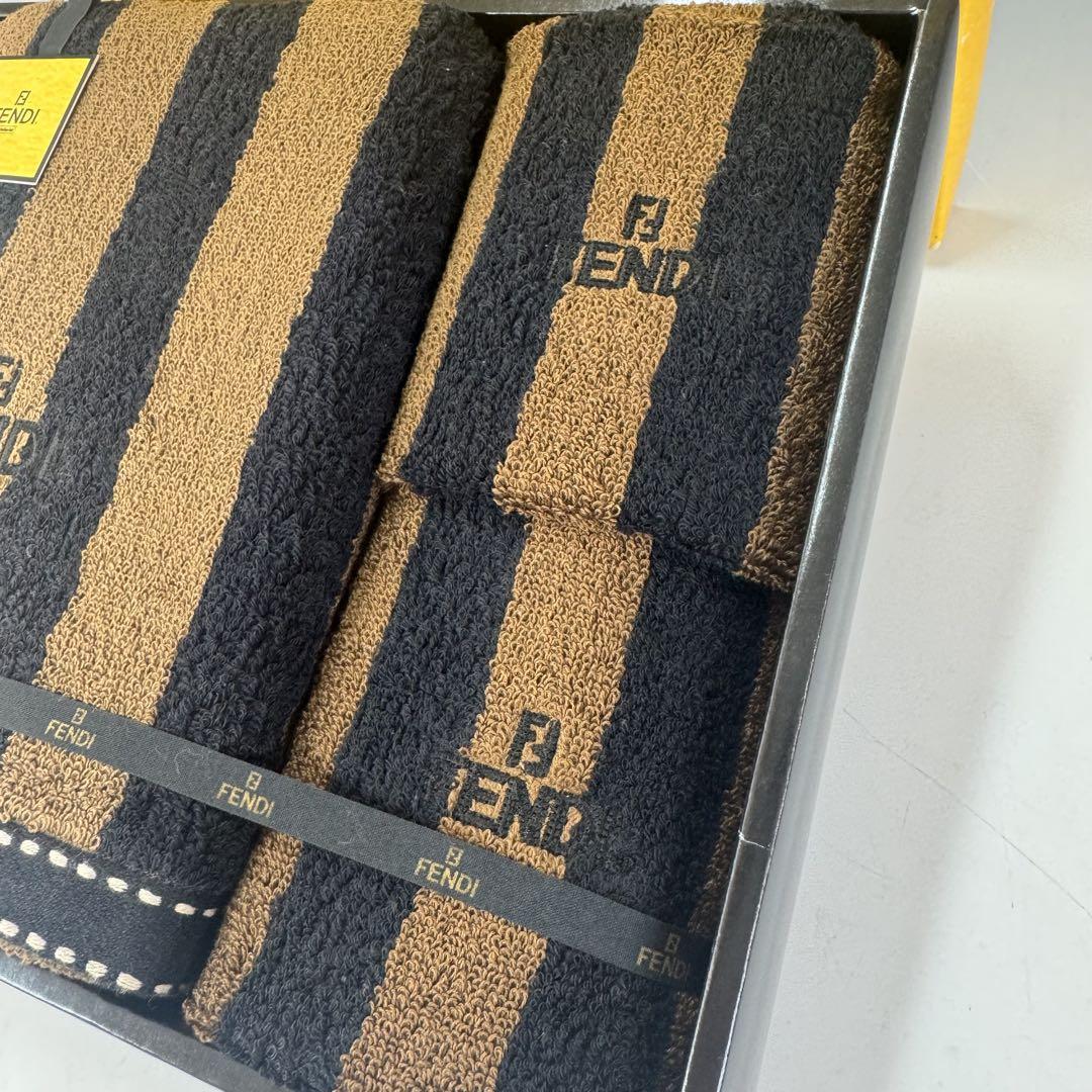 FENDI フェンディ バスタオル ハンドタオル タオルセット ペカン柄 未使用