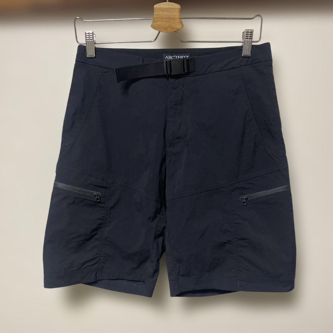 アークテリクス ナイロンショーツ ハーフ ショートパンツ メンズ ブラック