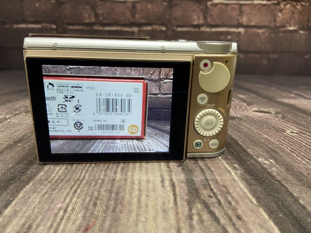 動作品　CASIO EXILIM EX-ZR1800 デジタルカメラ