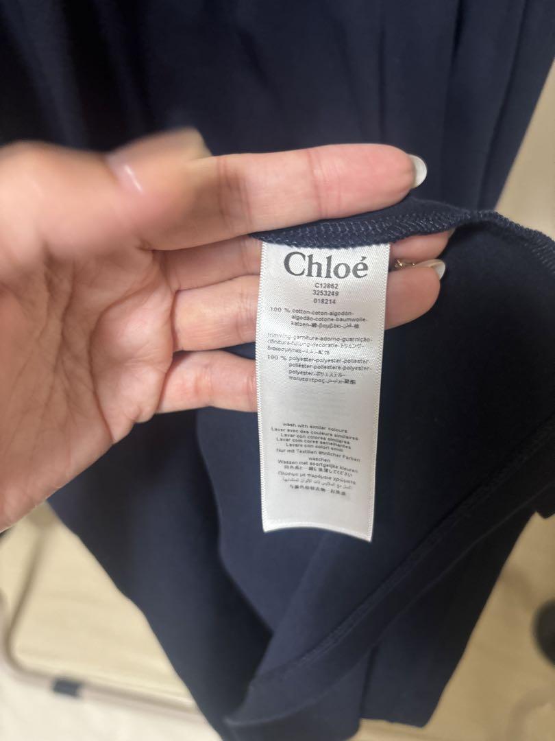 ☆美品☆ Chloe クロエ　ネイビーワンピース　14歳 156cm 大人もOK