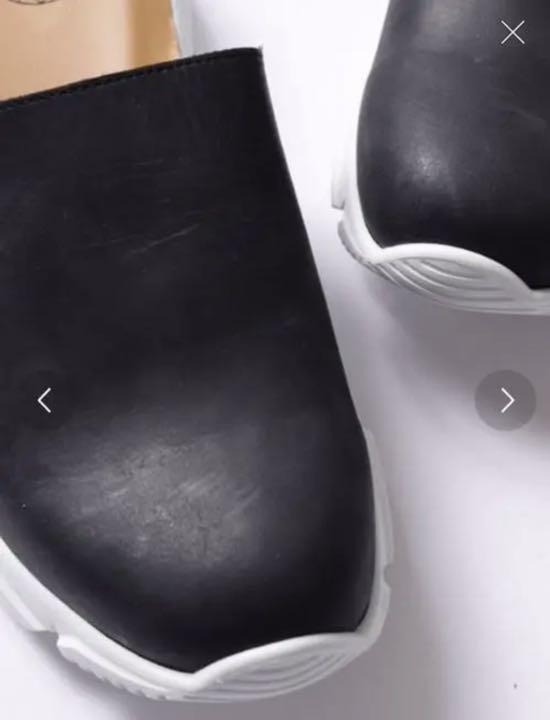 在庫あ国産 LIBERTAS LEATHER MULE QmILO-m60619012678 定番在庫あ