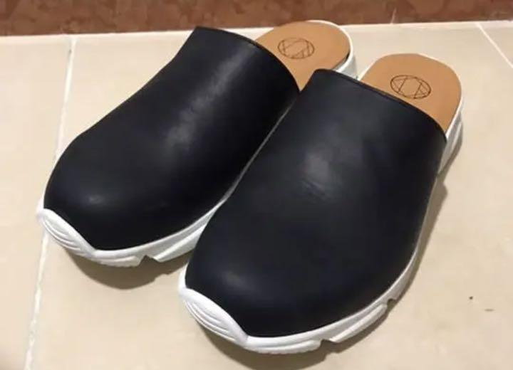 在庫あ国産 LIBERTAS LEATHER MULE QmILO-m60619012678 定番在庫あ
