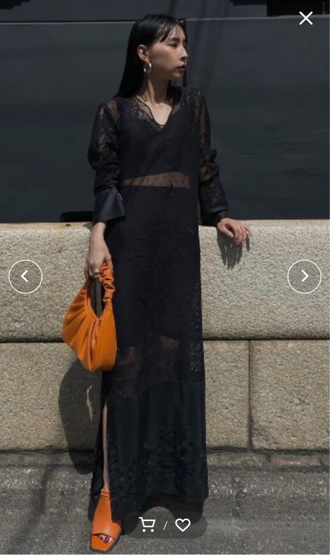 N*☽様 ATTRACTIVE LACE DRESS アメリビンテージ　S-M
