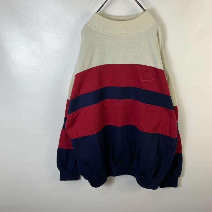 正規保証 E536 刺繍ロゴ L トレーナー古着 bu8iw-m60624048805 クリスチャンディオール ワンポイントロゴ 得価新作