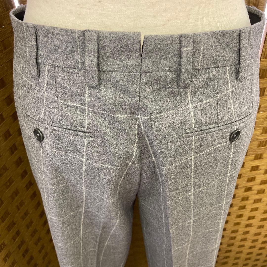 23-92 ANTONIO CUTILLO ウールパンツ グレー 未使用 【一部予約販売