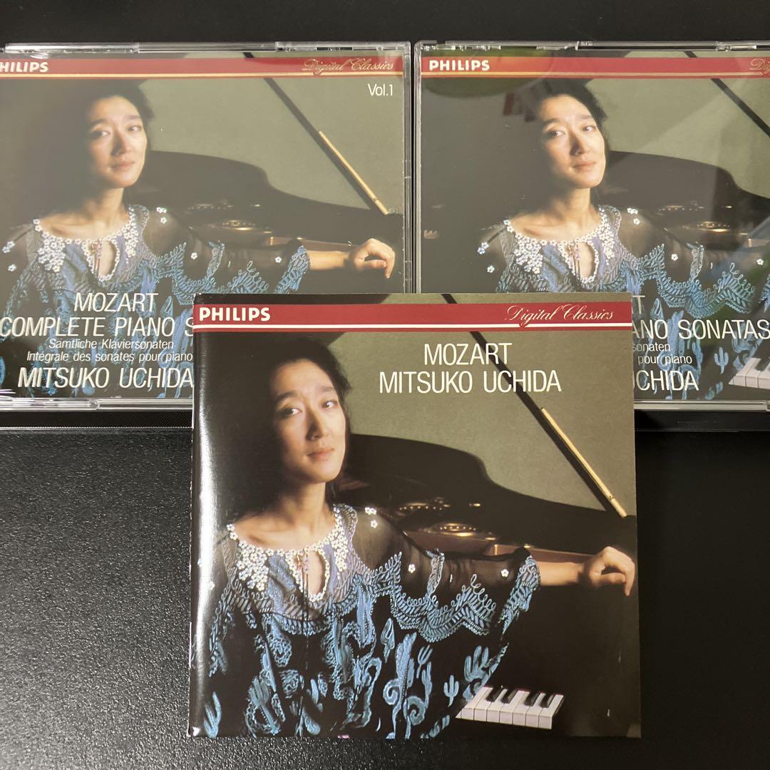 【初期西独盤】内田光子／モーツァルト：ピアノ・ソナタ全集　6CD