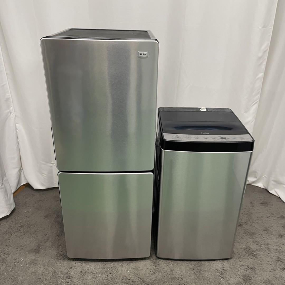 8⭕️美品 2021年 冷蔵庫 洗濯機5.5kg 一人暮らし 安い 綺麗 設置無料 画像1