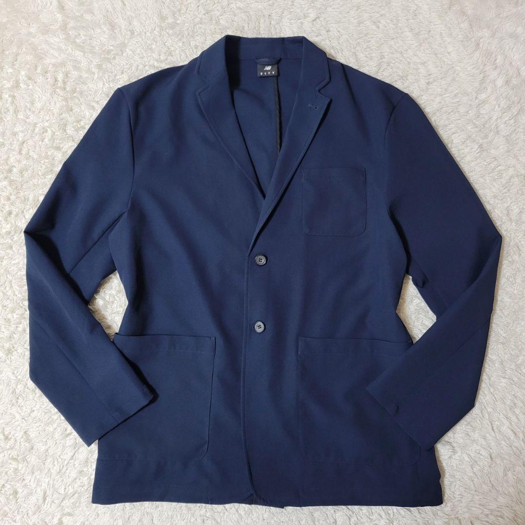 美品✨ ニューバランス ザシティ テーラードジャケット ストレッチ 洗える XL