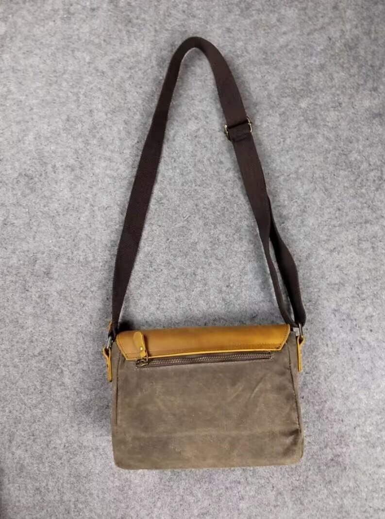 RRL レザートリム メッセンジャーバッグ ビジネスバッグ 斜めがけ 通勤通学 RRL レザートリム メッセンジャーバッグ ビジネスバッグ 斜