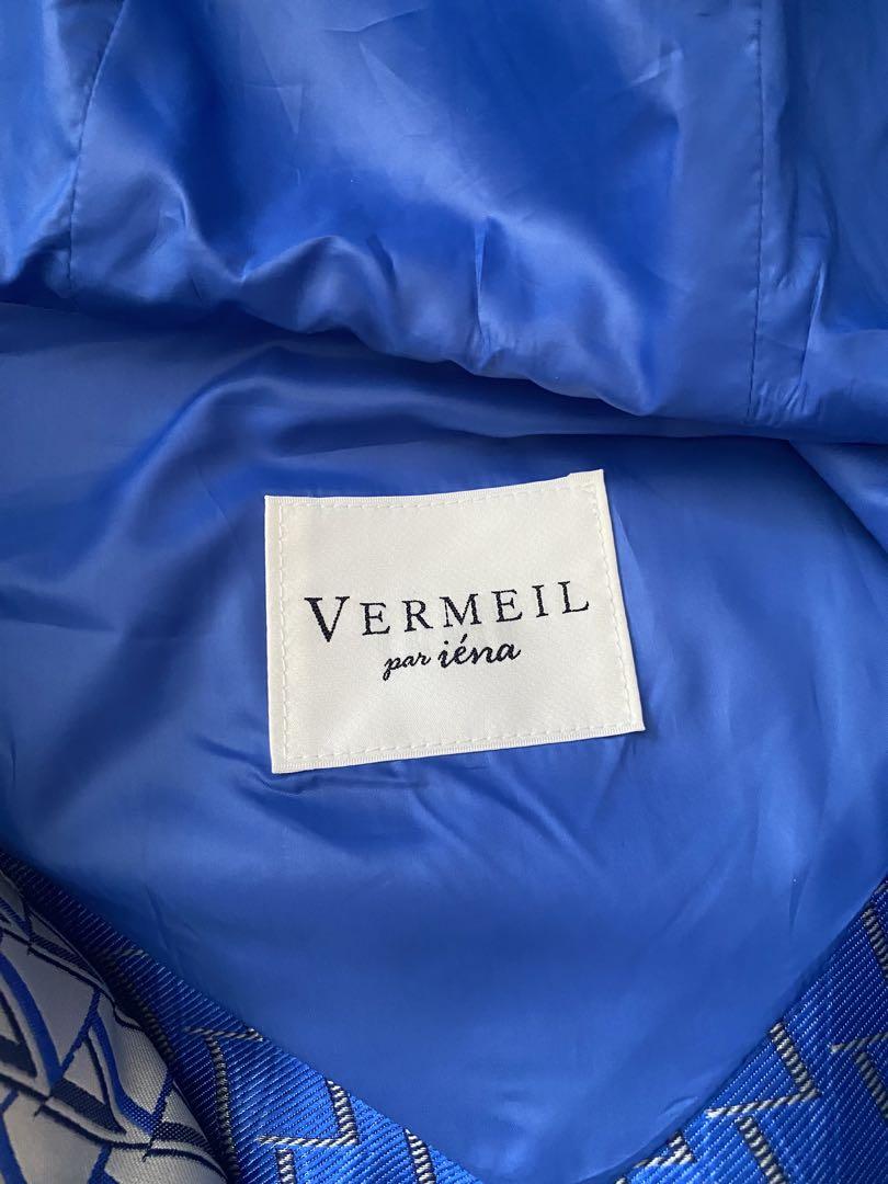 VERMEIL ジャガードブルゾン◆ ブルー　未使用品 VERMEIL ジャガードブルゾン◇ ブルー 未使用品 - メルカリ