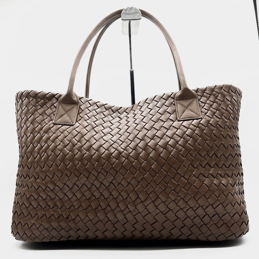 【極美品】sam san leather トートバッグ イントレチャート 自立