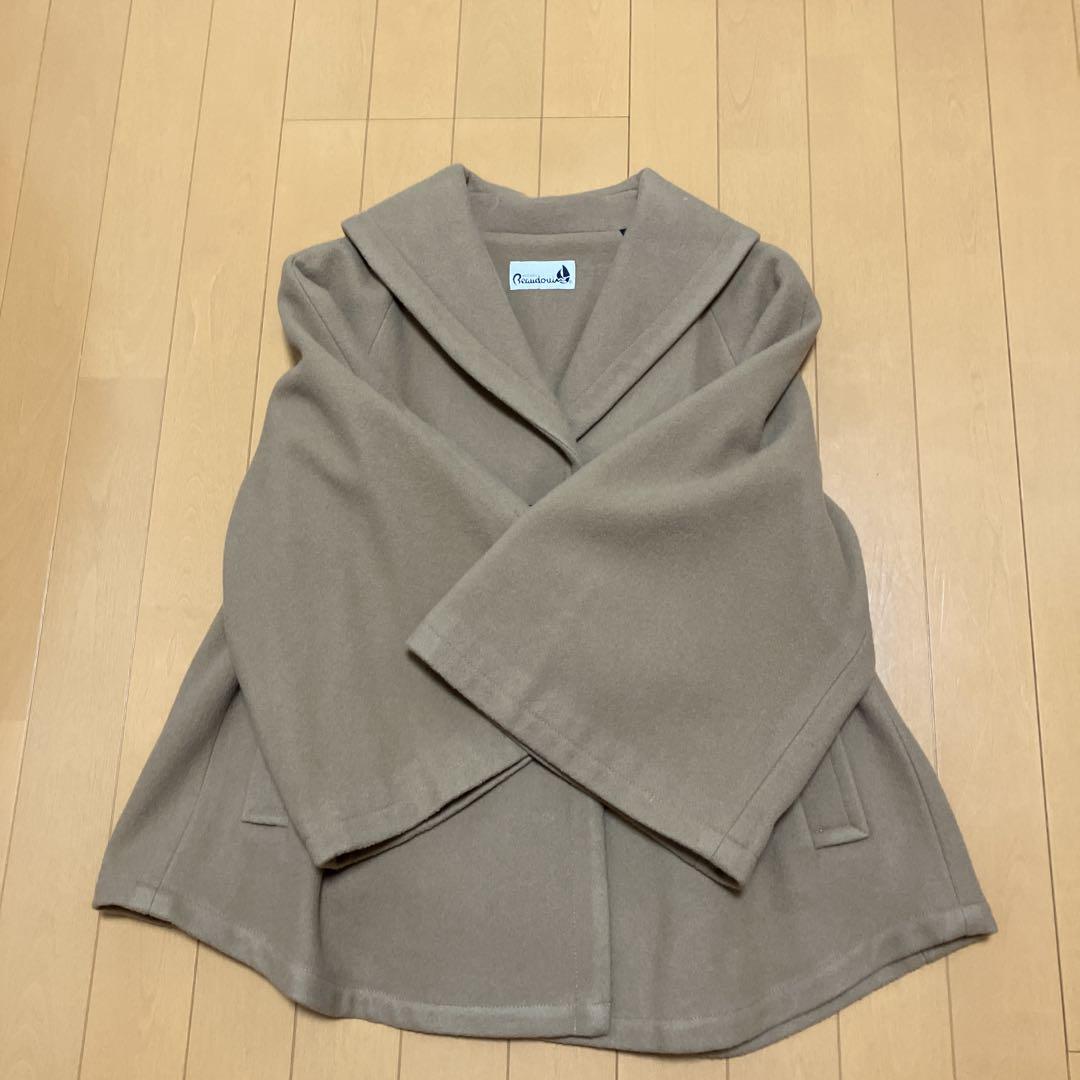 ☆美品☆ミシェルボードウィン ポンチョ風コート ☆美品☆ミシェルボードウィン ポンチョ風コート
