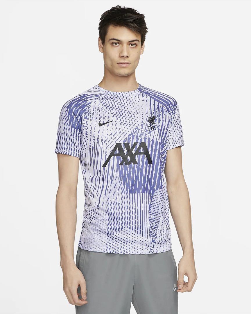 NIKE リバプール　アウェイユニホーム　白&紫　サイズM