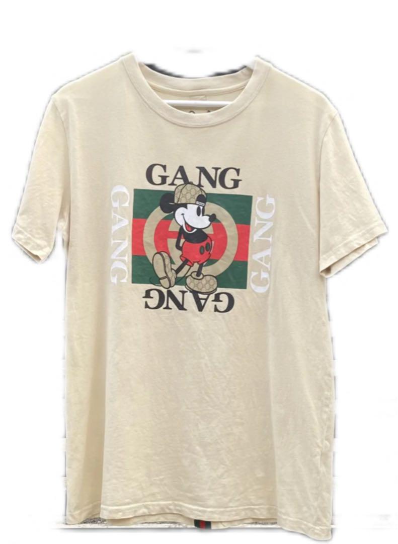 GANG ミッキーマウス 半袖Tシャツ メンズ　レディース 4,700円