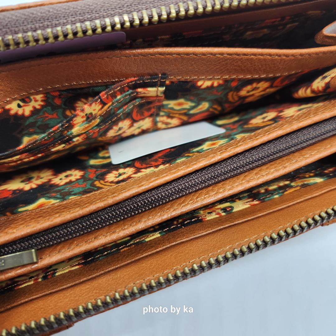 キャメル アナスイ ANNA SUI ラウンド 長財布 ヴィンテージローズ 新品