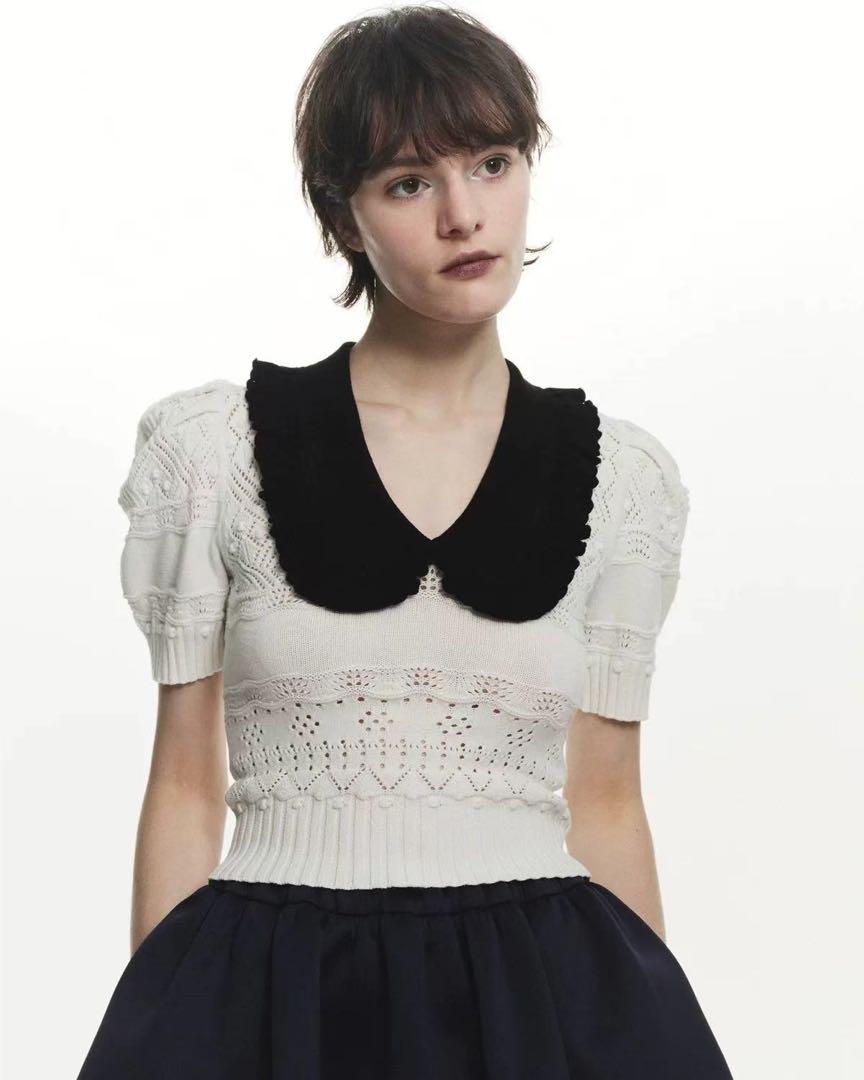 Bibiy. EMILIA COLLAR KNIT