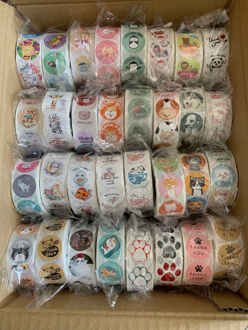 事務/店舗用品 【伝説の貿易商!!呂宋助左衛門!】サンキューシール