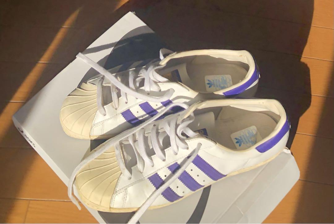 adidas Superstar 80sスーパースター 復刻紫