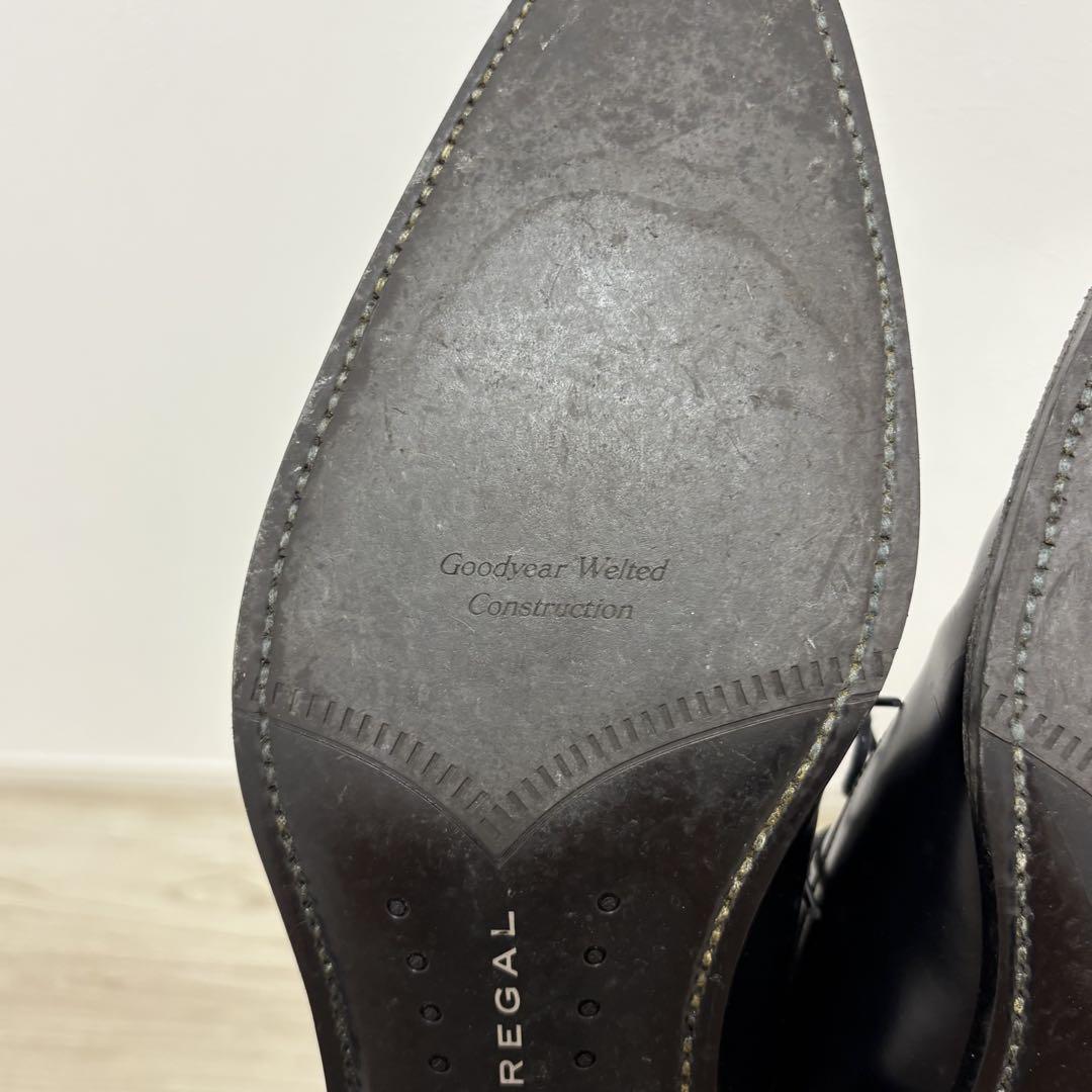 【美品】REGAL リーガル 革靴 ビジネスシューズ 315R 25.5 レザー