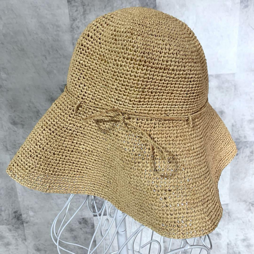 【美品】ヘレンカミスキー ベージュ ラフィア プロバンス12スリランカ製
