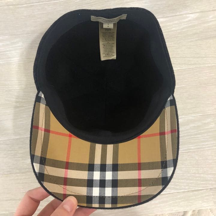 バーバリー キャップ バイカラー ノバチェック-
