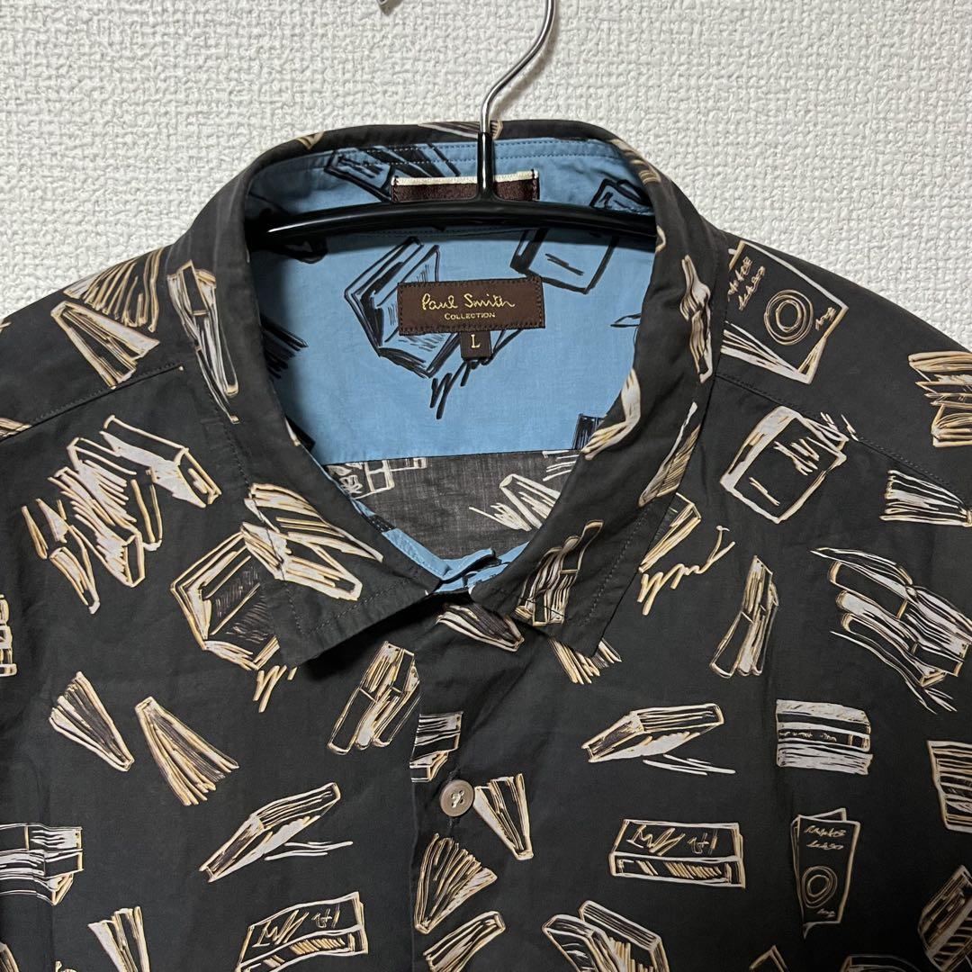 【Paul Smith】半袖シャツ フォーリングブックスプリント 2色 Paul Smith】半袖シャツ フォーリングブックスプリント 2色