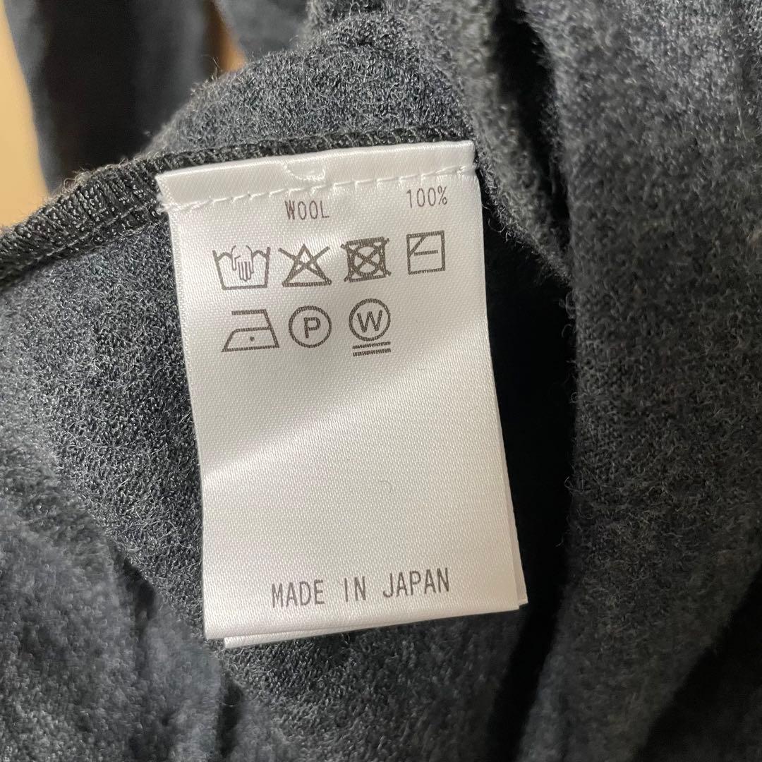 HAND ROOM WOMENSウールジャージー ボトルネックワンピース HAND ROOM WOMENSウールジャージー ボトルネックワンピース