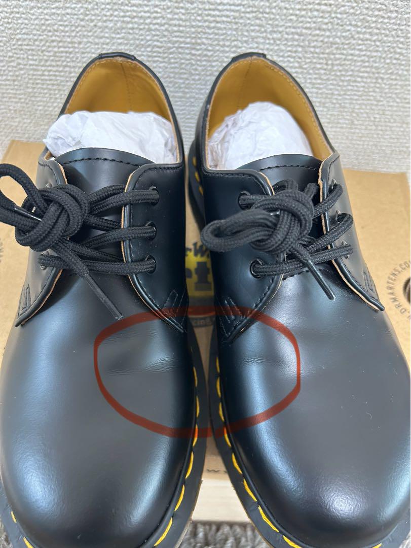 【美品】Dr. Martens ブラック SMOOTH 3ホール 23cm