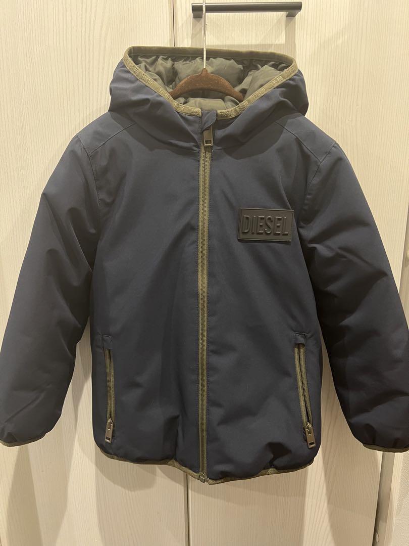 DIESEL/ディーゼル フーディーパディングジャケットブルゾン
