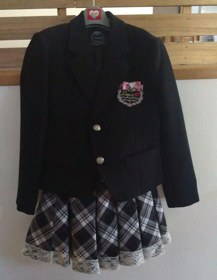 卒園 入学式 セット 130 女の子 フォーマル ブレザー スカート
