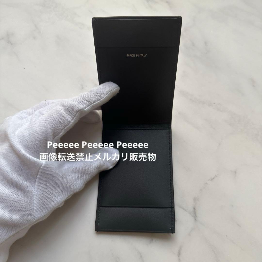 未使用 美品 Paul Smith ストライプ レザー カードケース