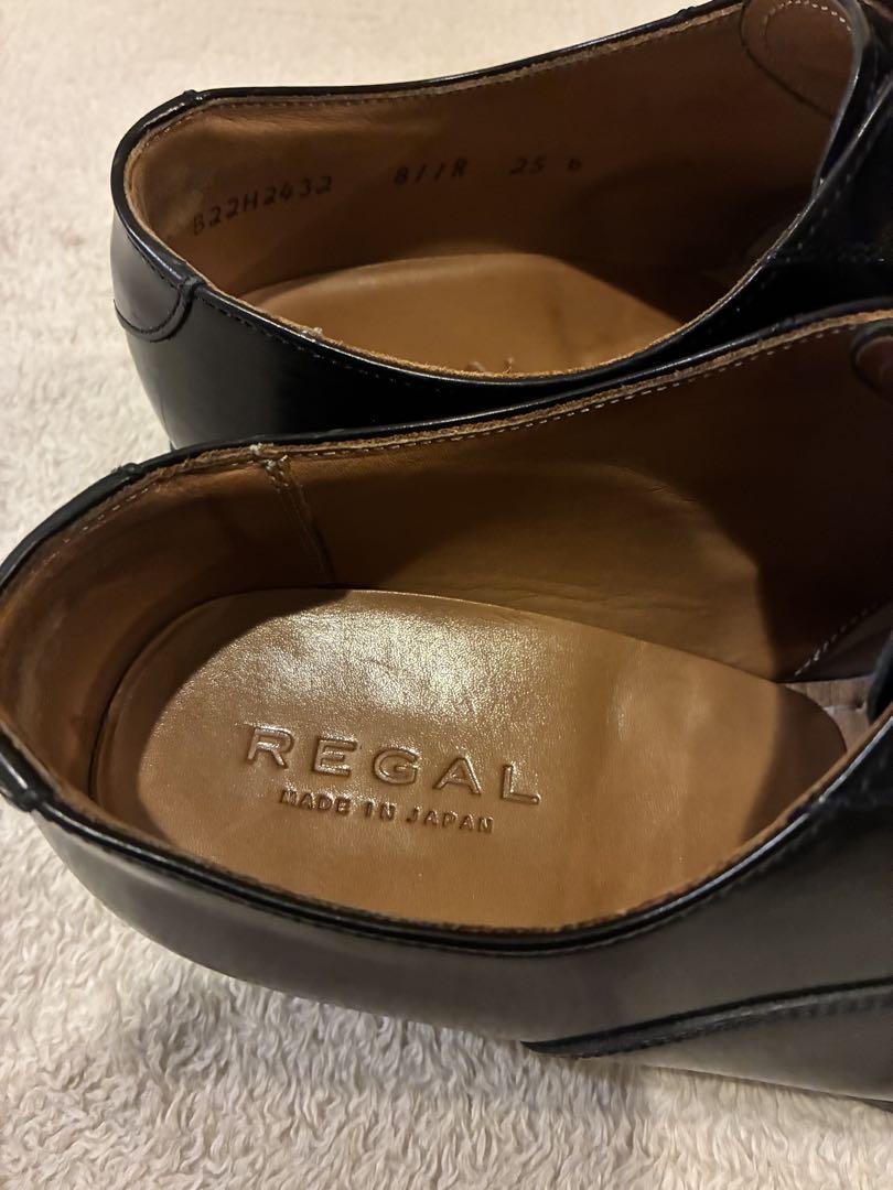 REGAL 811R ストレートチップ ブラック 黒 25 レザー ビジネス