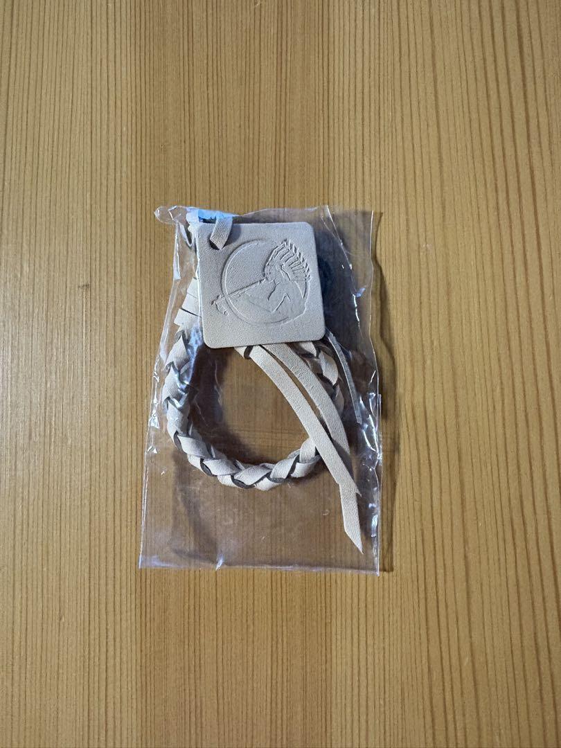 アメスピ レザー編み込みストラップ 青・黄色・ベージュ カラビナ付き アメスピレザー編み込みストラップ メタルクリップ付き - メルカリ