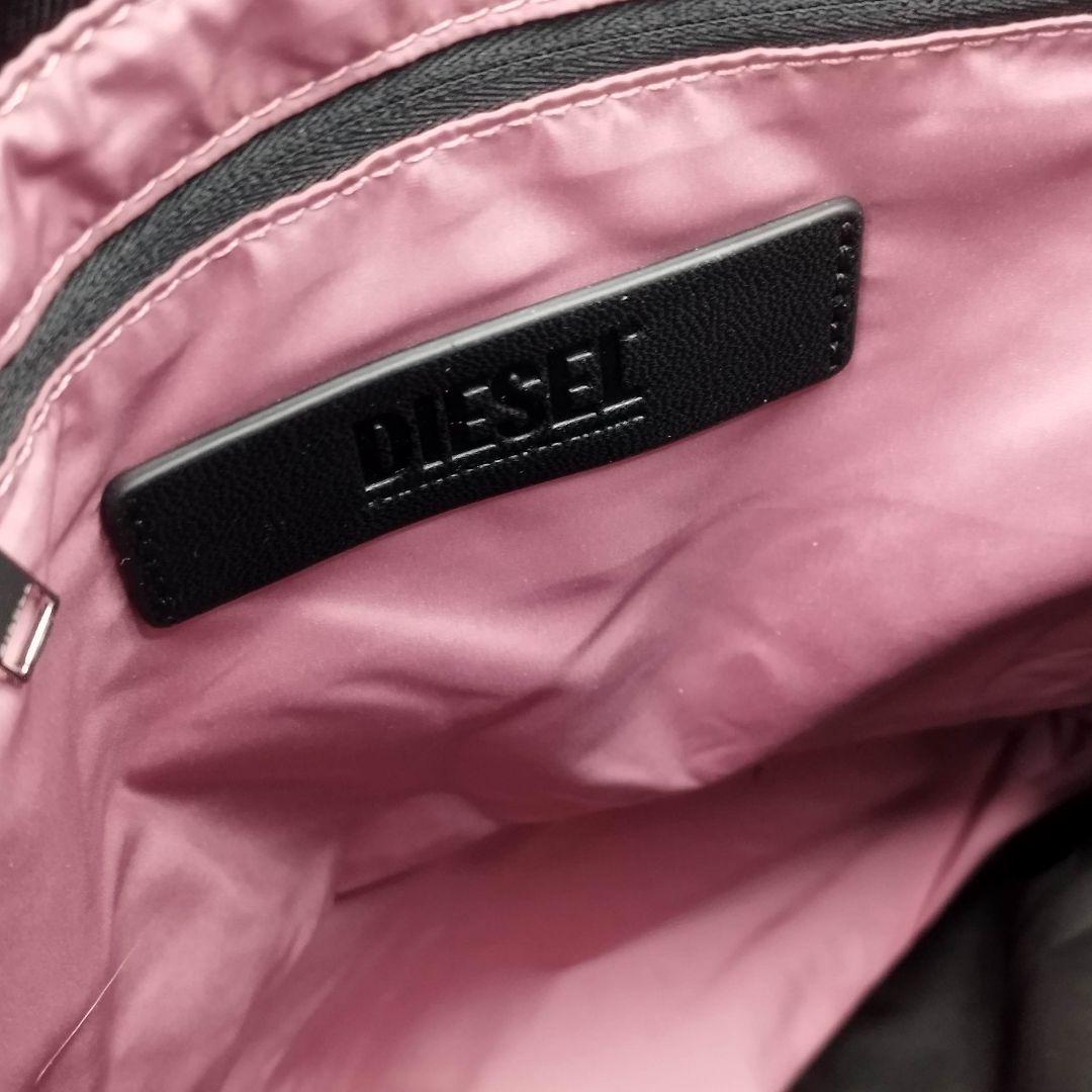 DIESEL　ELLY　トートバッグ　ナイロン　BLK　2way ショルダー
