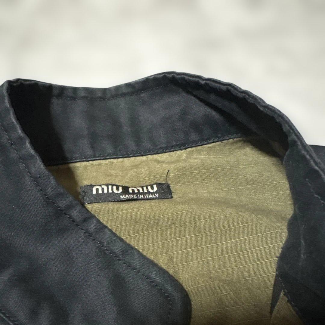 00s MIUMIU stand collar jacket y2k 00s MIUMIU stand collar jacket y2k