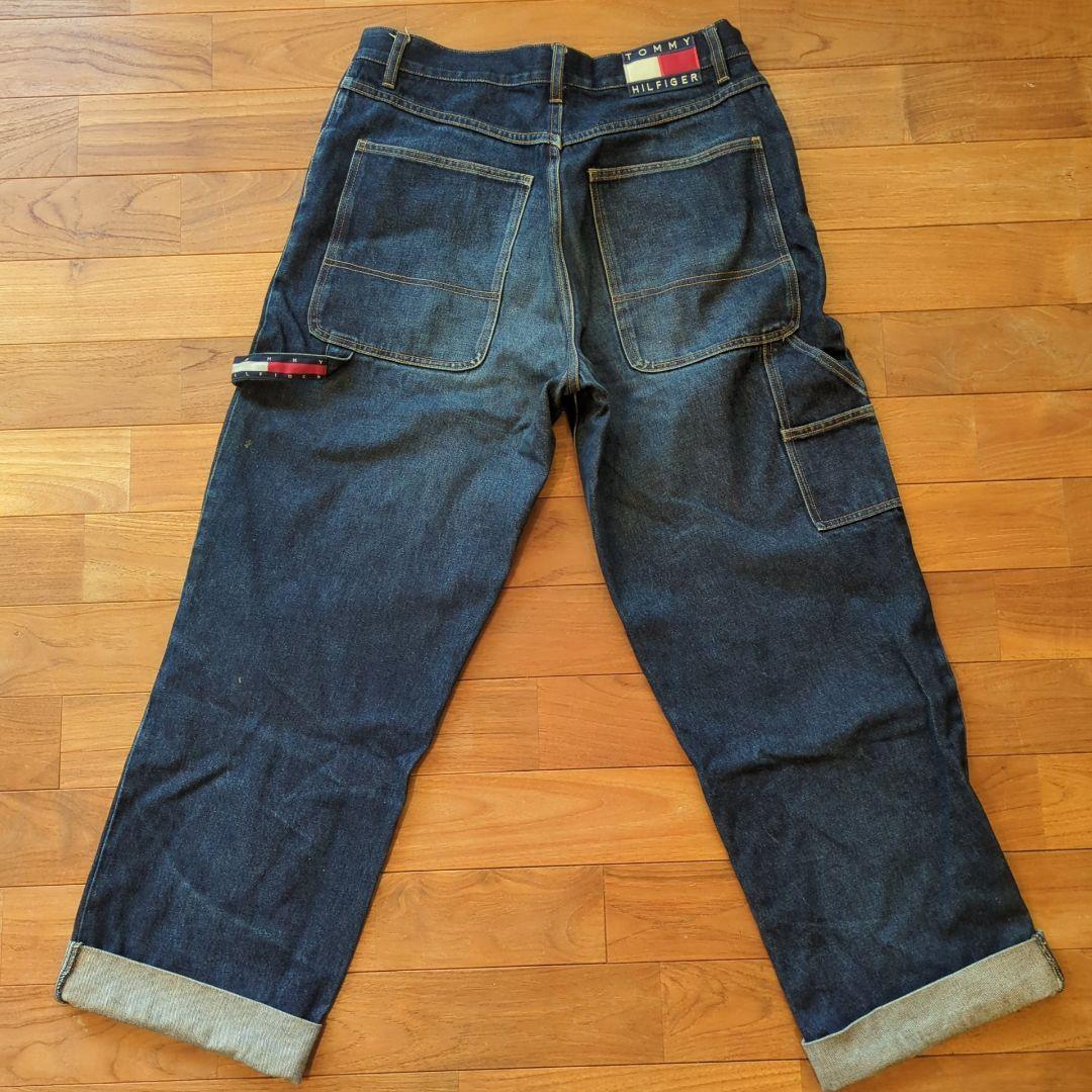 TOMMY HILFIGER ダークブルー カーゴデニム サイズ34