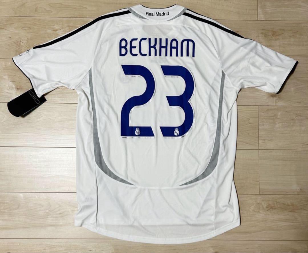 【良好品】 06-07 adidas REALMADRID BECKHAM ユニフォーム ウェア