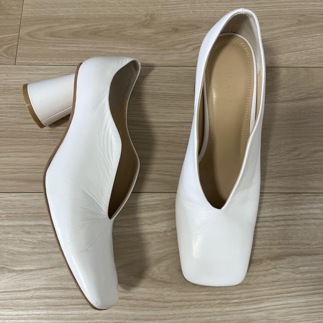 CLANE - ウェーブスクエアパンプス - POINTED WAVE PUMPS