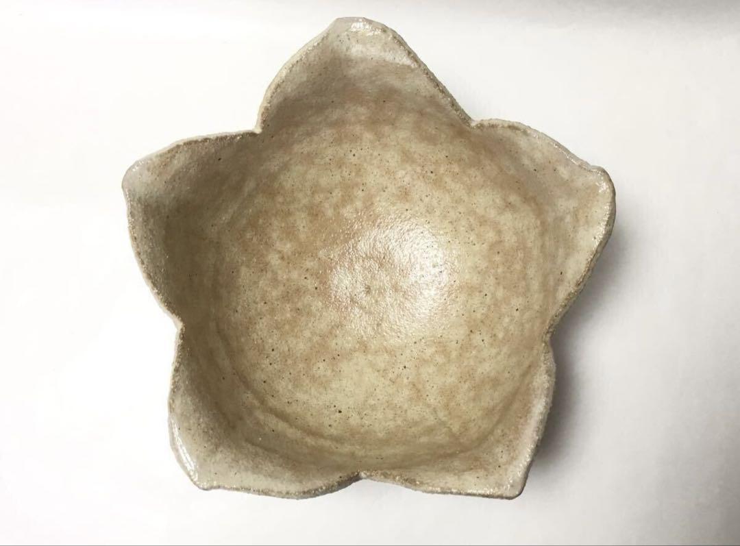 茶道具 古物品 菓子鉢 萩 輪花 晃玄作 木箱入 茶道具 古物品 菓子鉢 萩 輪花 晃玄作 木箱入