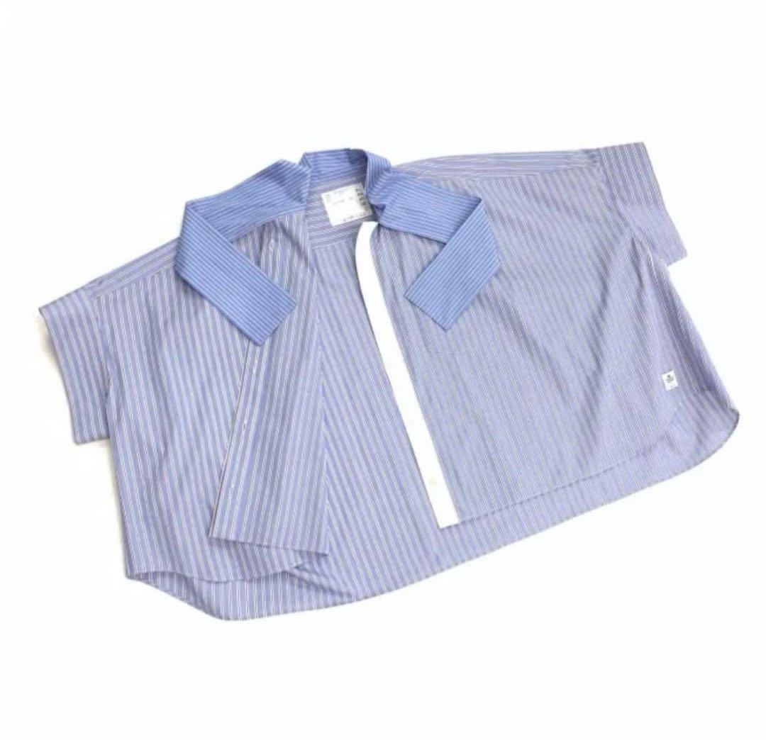 トップス sacai THOMAS MASON COTTON POPLIN SHIRT