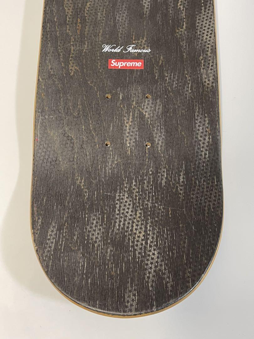 Supreme スケートボードデッキ 黒
