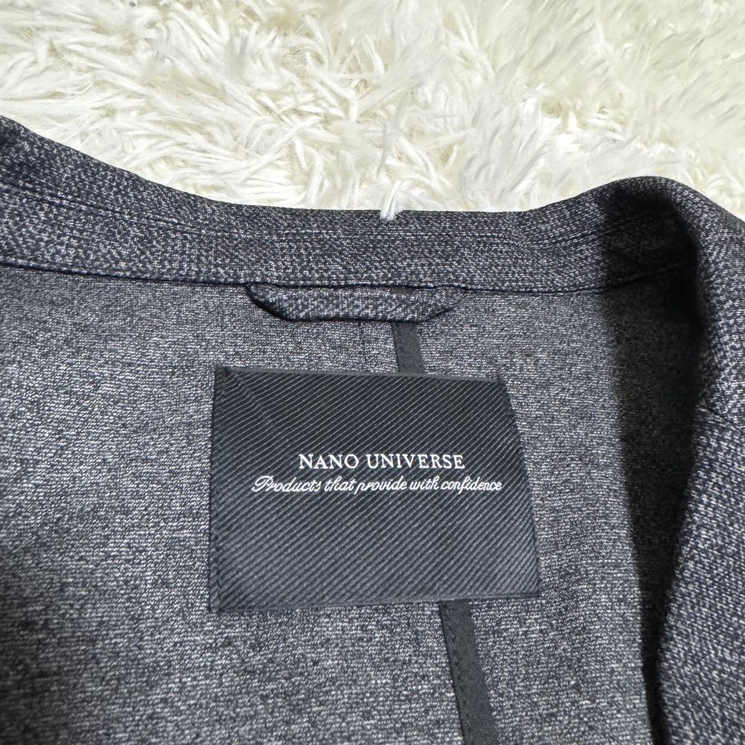 ナノユニバース✨トラベルスーツ　セットアップ　伸縮　春夏素材　大きいサイズ　XL ナノユニバース✨トラベルスーツ セットアップ 伸縮 春夏素材