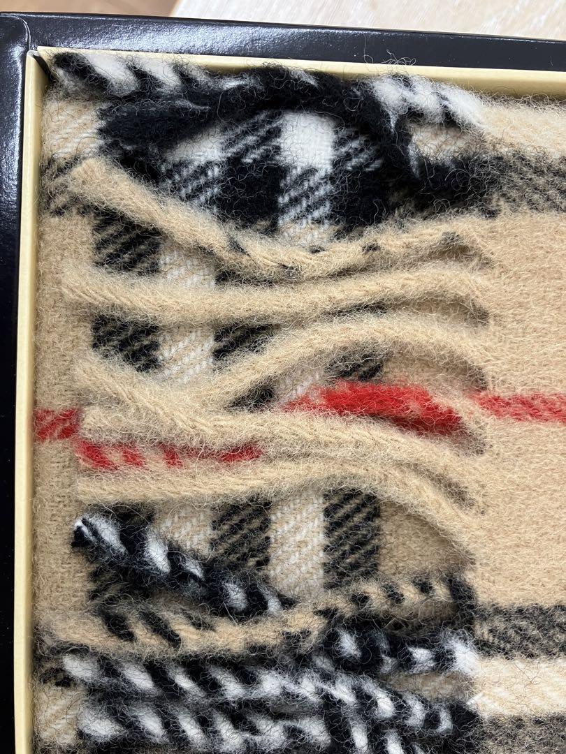 新品未使用　BURBERRY ひざ掛け　グレー ノバチェック　65×120cm bh1161-5.jpg