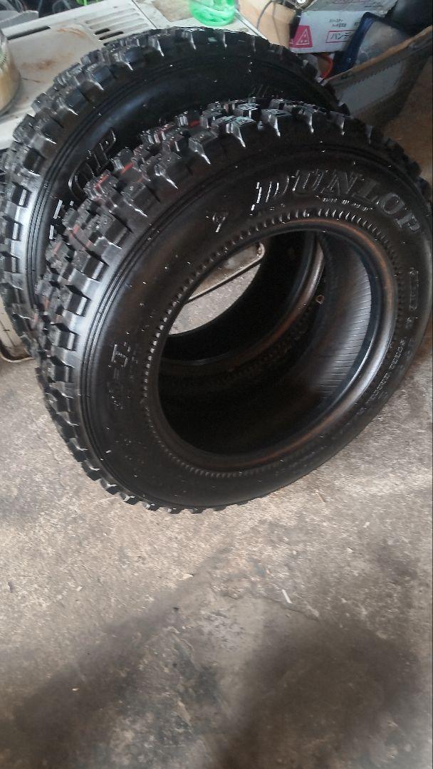 ダンロップスパイクタイヤ中古155/80R13 2本