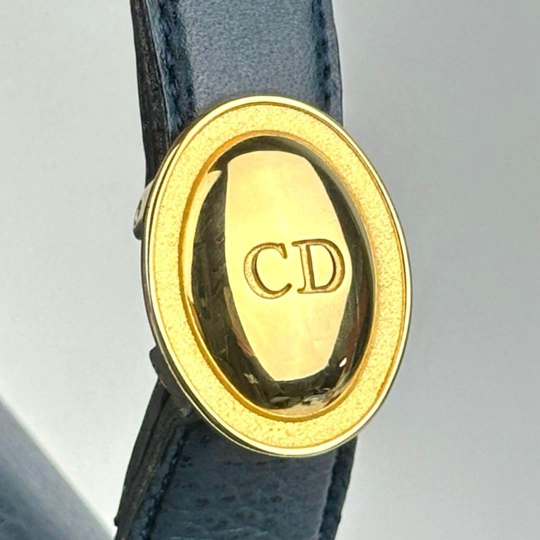 【美品】ディオール ハンドバッグ 2way CD オーバル ゴールド金具 レザー 【美品】ディオール ハンドバッグ 2way CD オーバル ゴールド金具 レザー