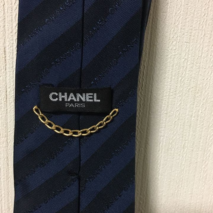 お買得】 CHANEL シャネル メンズ ストライプ ネクタイ ネクタイ - www